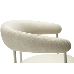 Plenti karmstol - Vit bouclé/cashmere