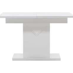 Pluto matbord 120-160 x 90 cm - Vit