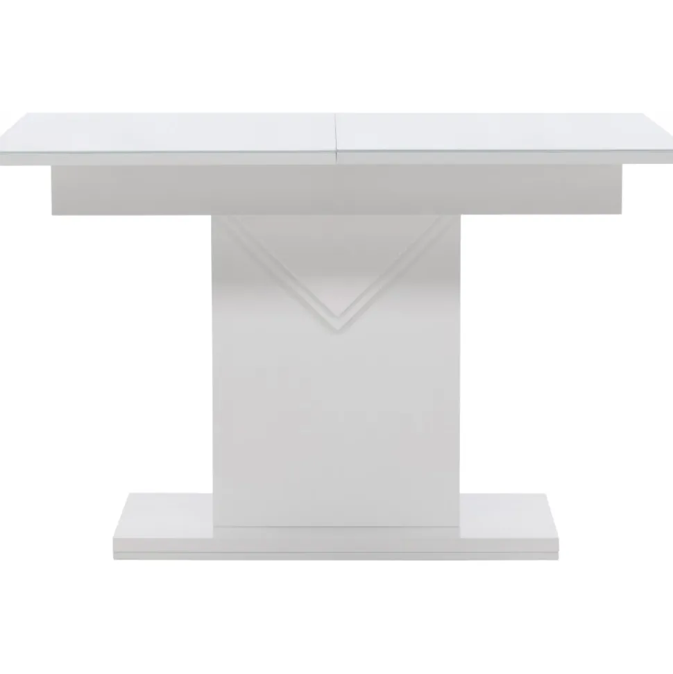 Pluto matbord 120-160 x 90 cm - Vit