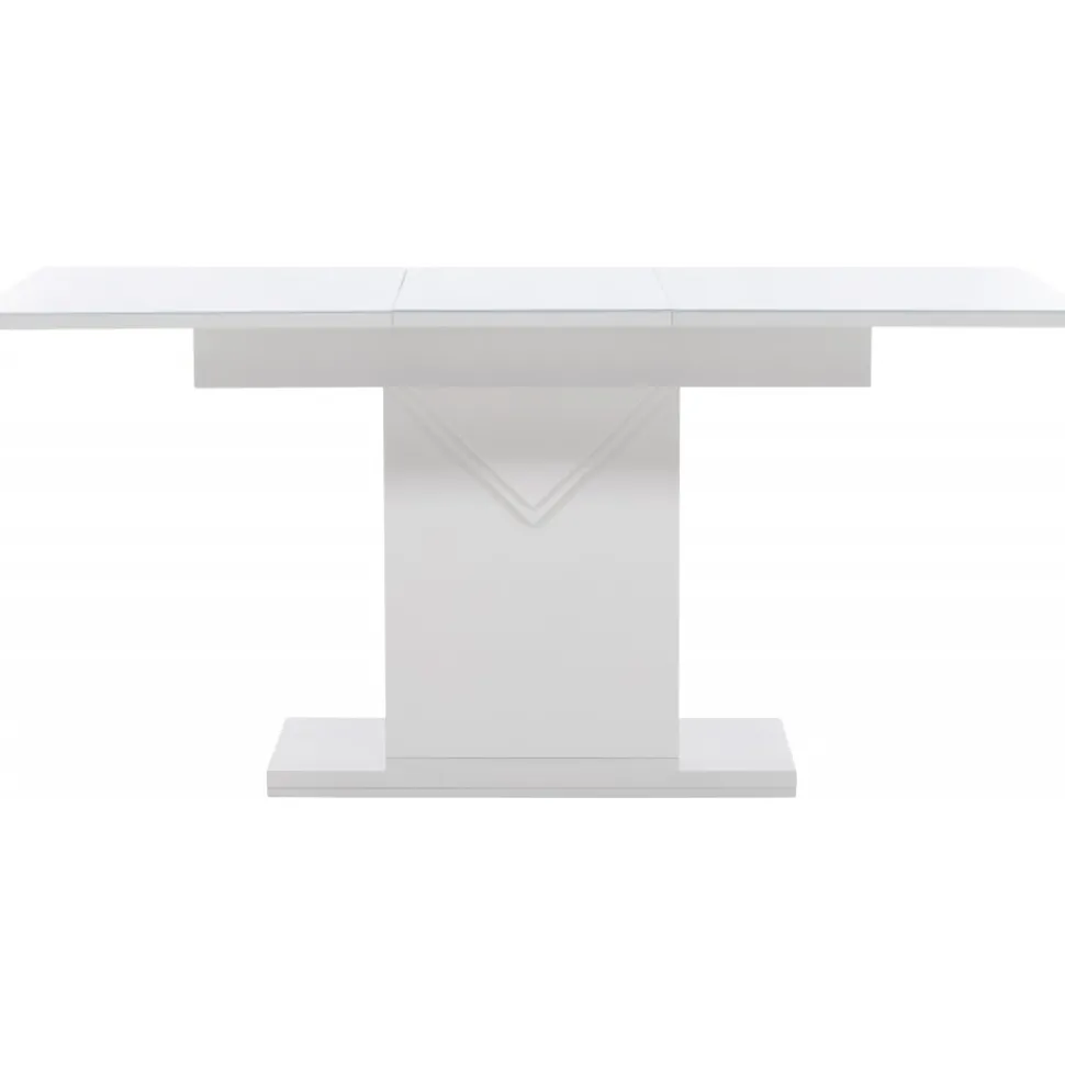 Pluto matbord 120-160 x 90 cm - Vit