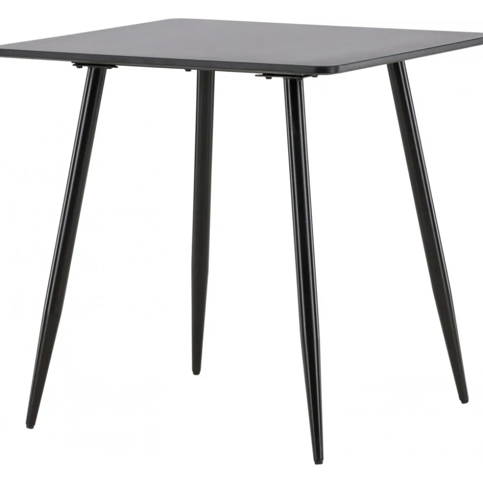 Polar matbord 75 x 75 cm - Svart