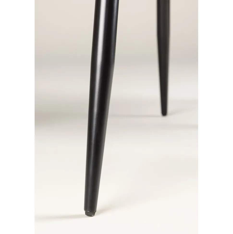 Polar matbord 75 x 75 cm - Svart