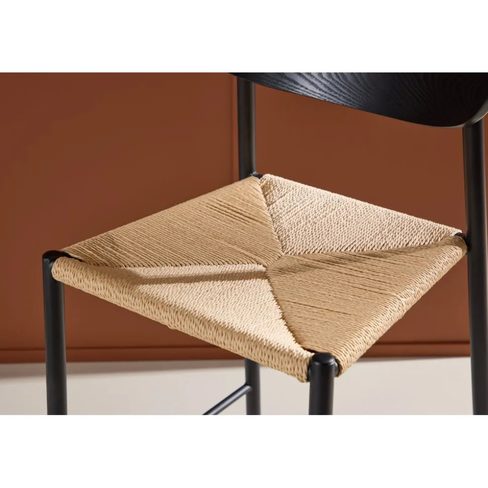 Polly barstol - Beige/Svart