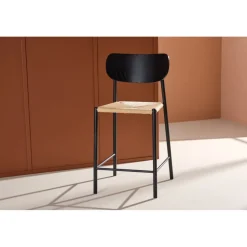 Polly barstol - Beige/Svart