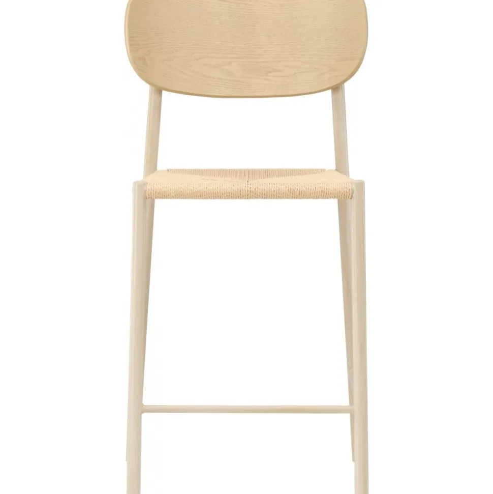 Polly barstol - Beige/Whitewash