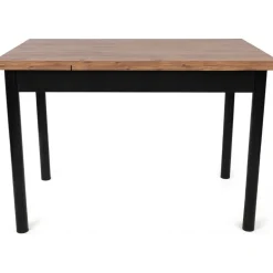 Polo matbord 110-170 x 75 cm - Valnöt/svart