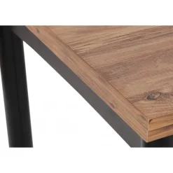 Polo matbord 110-170 x 75 cm - Valnöt/svart