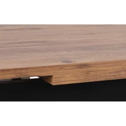 Polo matbord 110-170 x 75 cm - Valnöt/svart