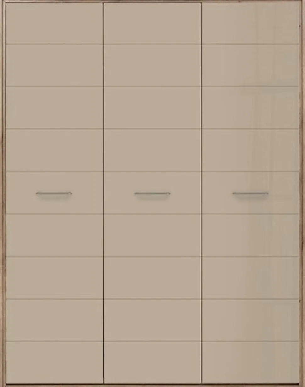 Pontus garderob 208x163,5 cm - Ek/beige