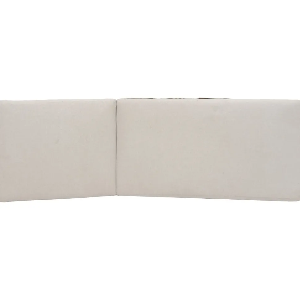 Portals loungegrupp 4 - Vit/teak + Rengöringsmedel för utemöbler