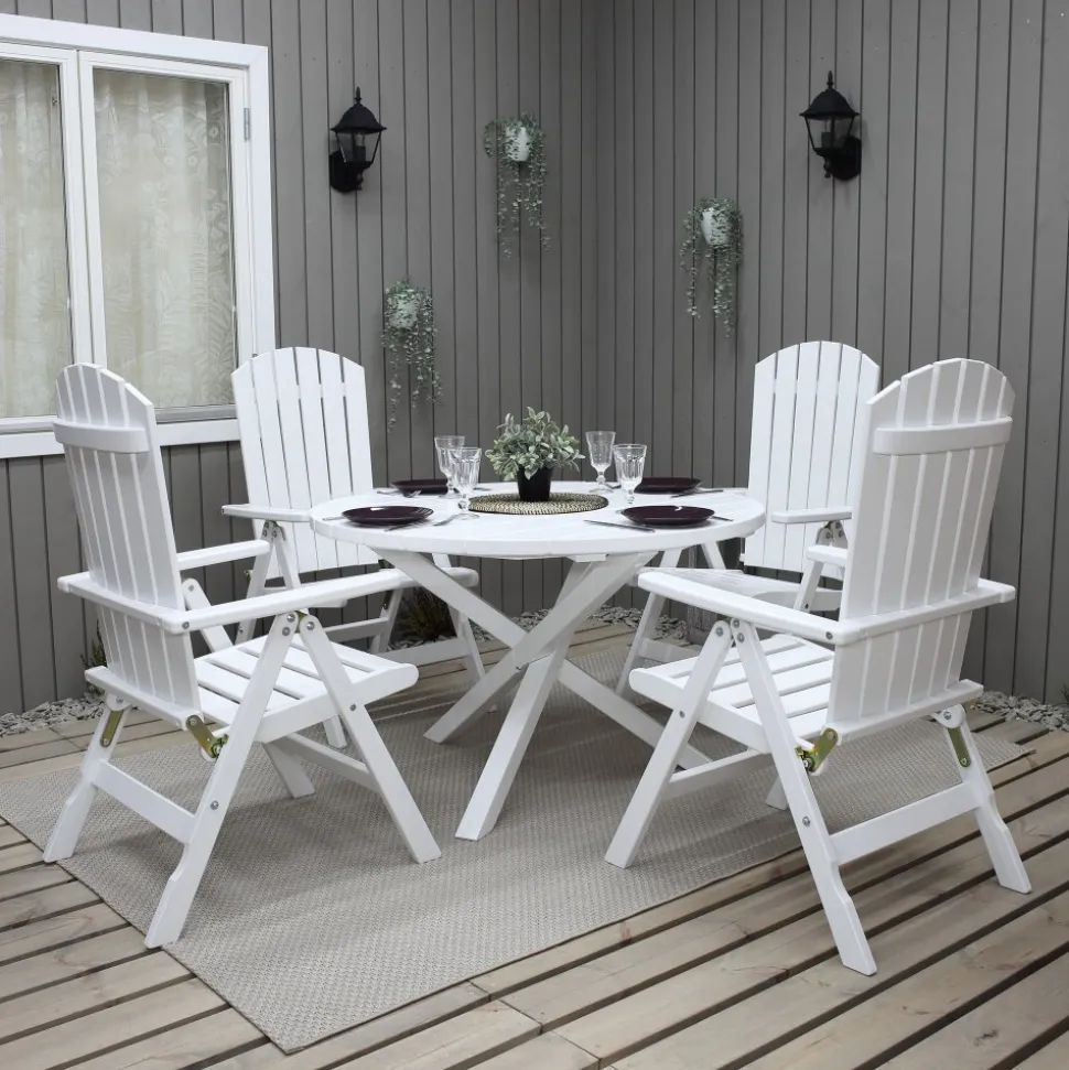 Positionsstol Kungshamn - Vit + Textilrengöring för möbler