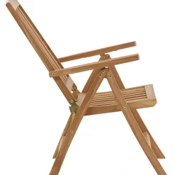 Positionsstol teak - Saltö + Textilskydd för utemöbler