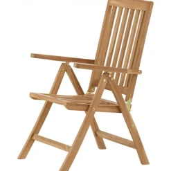 Positionsstol teak - Saltö + Textilskydd för utemöbler