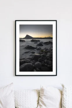 Posterworld - Motiv Dark stones - 50x70 cm