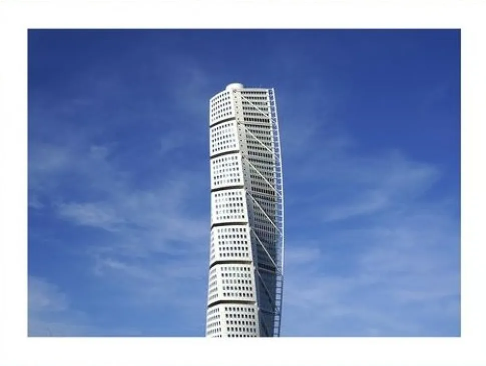 Posterworld - Motiv Turning Torso sky - 50x70 cm