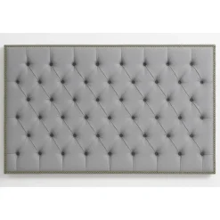 Princess sänggavel 140 cm - Ljusgrå