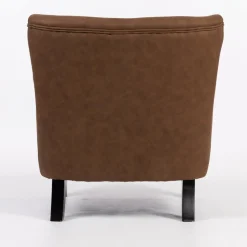 Professor fåtölj i brun vintage