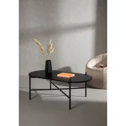 Pueblo soffbord 120 x 60 cm - Svart