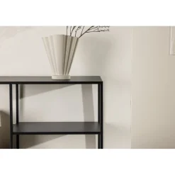 Puno sidobord 80 x 30 cm - Svart