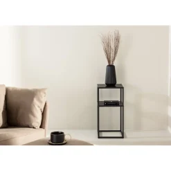 Punta sidobord 30 x 30 cm - Svart