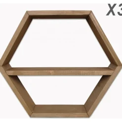 Rafa vägghylla 109 - Valnöt