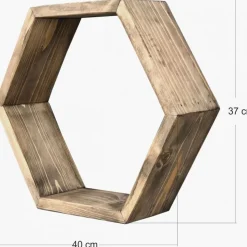 Rafa vägghylla 109 - Valnöt