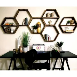 Rafa vägghylla 109 - Valnöt