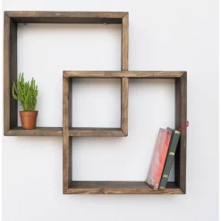 Rafa vägghylla 45 - Valnöt