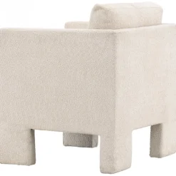 Ragusa fåtölj - Vit bouclé