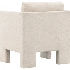 Ragusa fåtölj - Vit bouclé