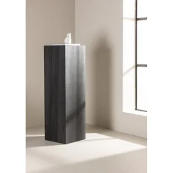 Ramsvik sidobord 40 x 40 x 130 cm - Svart