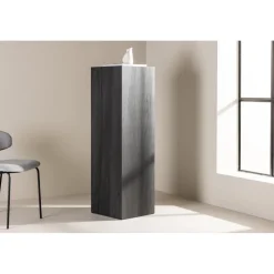 Ramsvik sidobord 40 x 40 x 130 cm - Svart