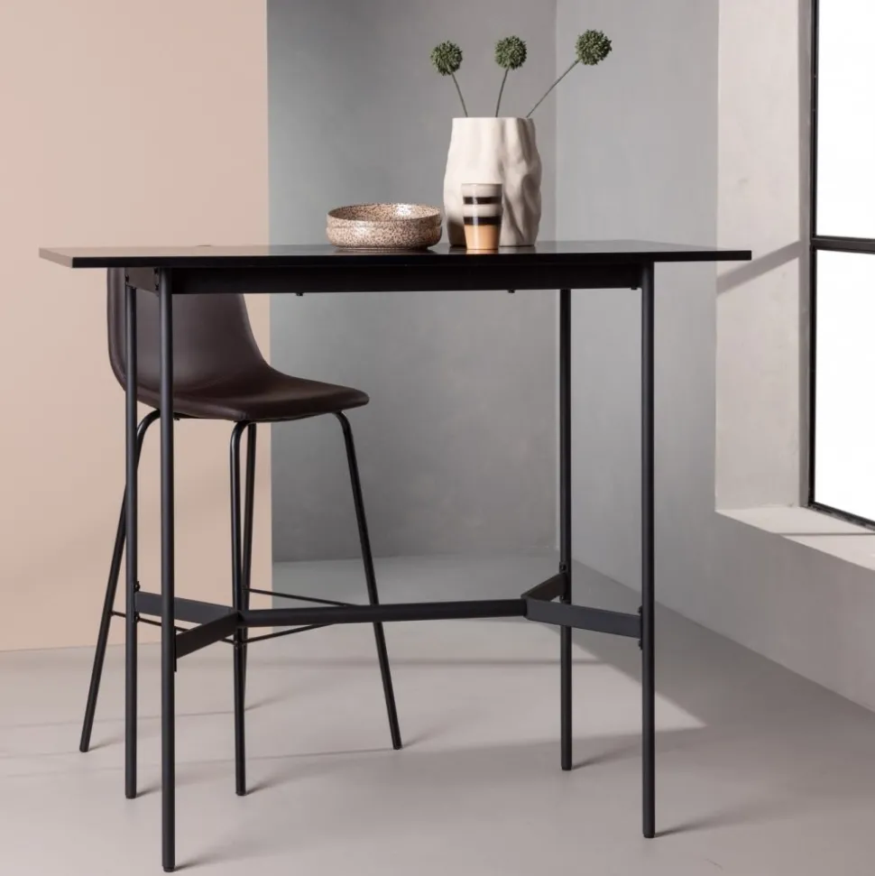 Rax barbord 120 x 60 cm - Svart