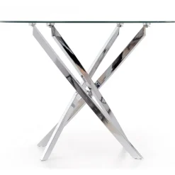 Raymond matbord Ø100 cm - Krom