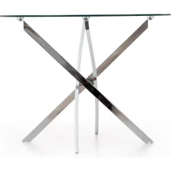 Raymond matbord Ø100 cm - Krom