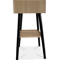 React sängbord - Rotting / Svart