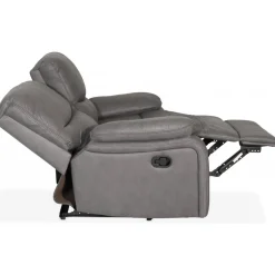 Recliner soffa 2-sits grå biosoffa