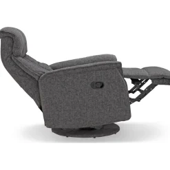 Reclinerfåtölj i grått tyg - Umeå + Fläckborttagare för möbler