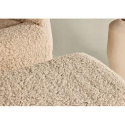 Reclinerfåtölj med fotpall Beige / Ek - Hagön