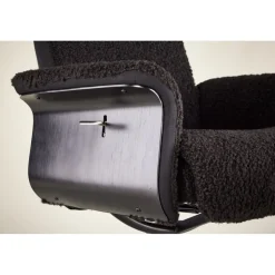 Reclinerfåtölj med fotpall Svart / Krom - Hagön + Fläckborttagare för möbler