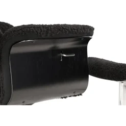 Reclinerfåtölj med fotpall Svart / Krom - Hagön + Textilrengöring för möbler