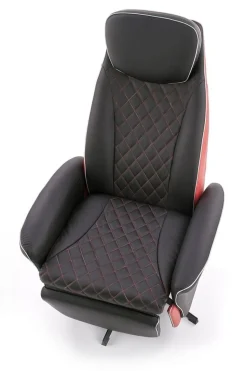 Reclinerfåtölj svart / röd - Camaro lyx + Fläckborttagare för möbler