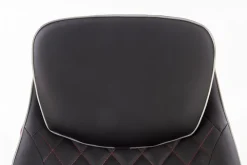 Reclinerfåtölj svart / röd - Camaro lyx + Fläckborttagare för möbler