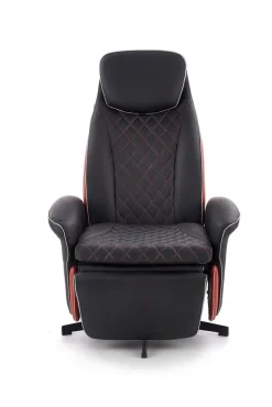 Reclinerfåtölj svart / röd - Camaro lyx