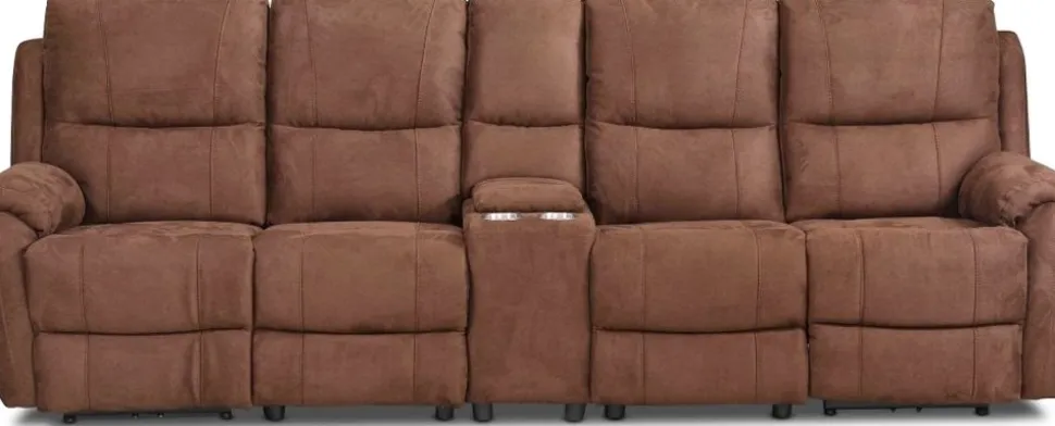 Reclinersoffa 287 cm el-styrning