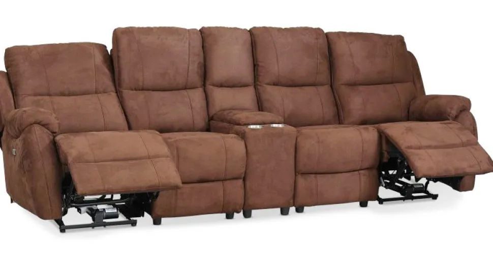 Reclinersoffa 287 cm el-styrning