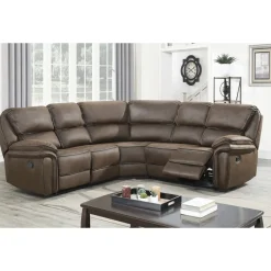 Reclinersoffa Mocka i mikrofiber - Riverdale + Textilrengöring för möbler