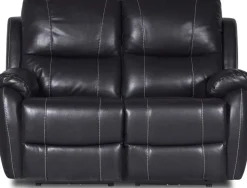 Reclinersoffa 2-sits i svart konstläder Enjoy Chicago