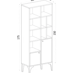 Regulus bokhylla - Vit