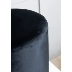 Remi sittpuff - Svart sammet